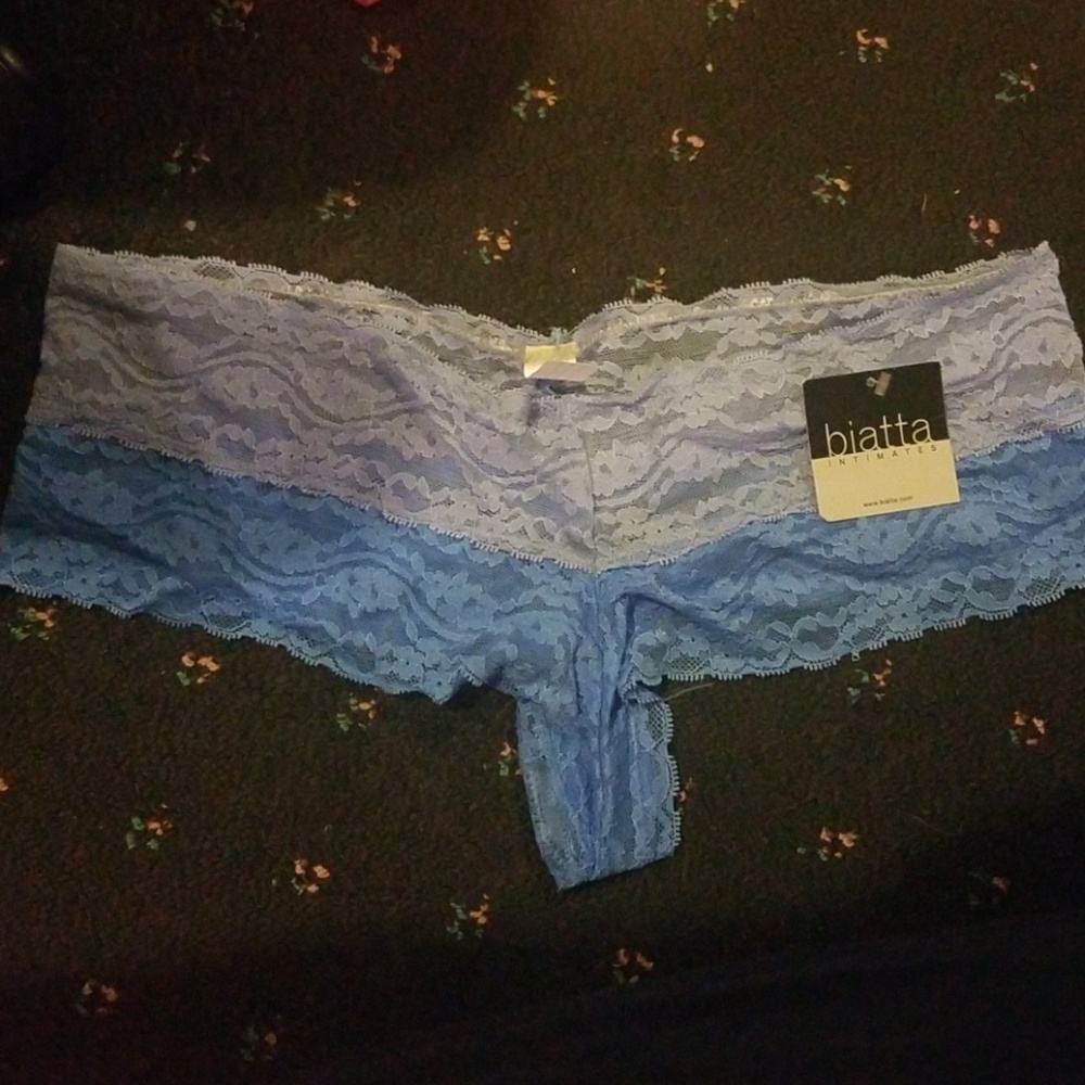 Biatta Intimates 2-Toned Low Rise Hipster 7/L New